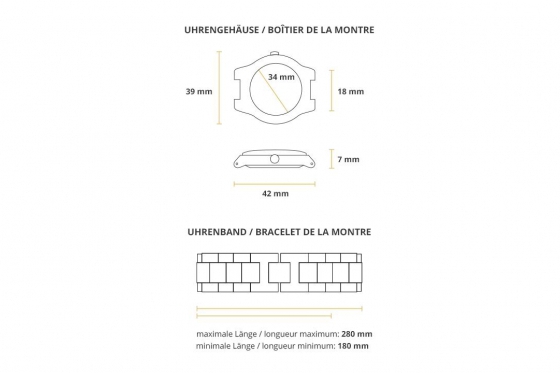 Montre en bois Bambuu - Ahorn Elegance 3 