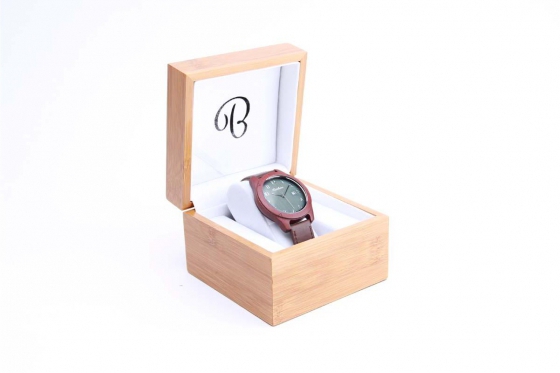 Montre en bois Bambuu - Natural Viola 2 