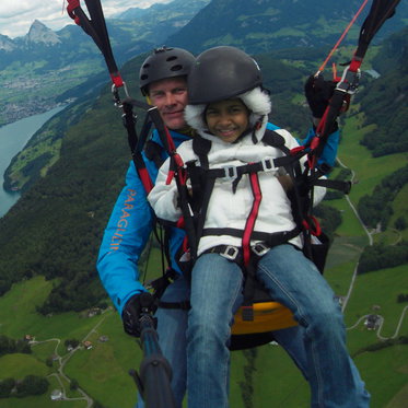 Gleitschirm Passagierflug - Panorama der Zentralschweiz  4 