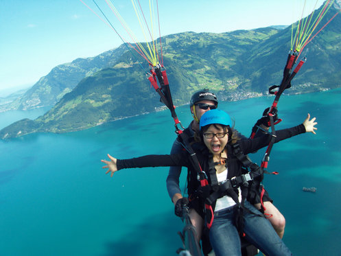 Gleitschirm Passagierflug - Panorama 8 