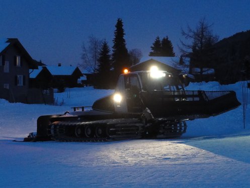 Copilot im Pistenfahrzeug - Geschenkidee auf dem Brunni 1 