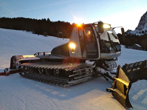 Copilot im Pistenfahrzeug - Geschenkidee auf dem Brunni 2 
