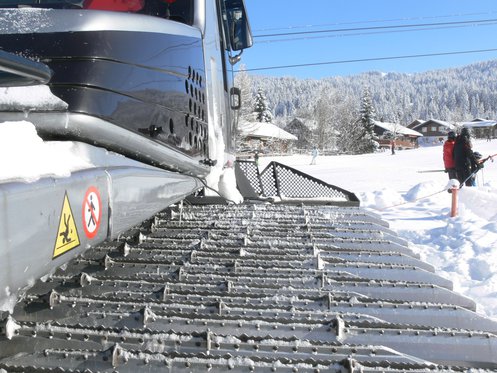 Copilot im Pistenfahrzeug - Geschenkidee auf dem Brunni 3 