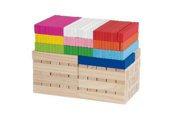 250 éléments en bois - Semblables au jeu Kapla 1 