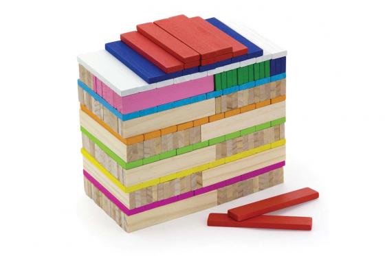 250 éléments en bois - Semblables au jeu Kapla 2 