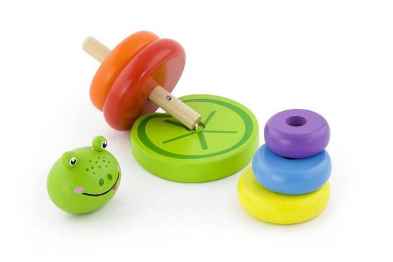 Grenouille à empiler - bois 1 