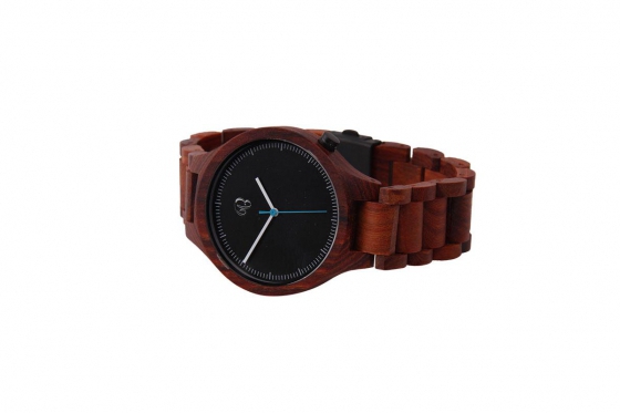 Montre en bois Bambuu - The Space Red 2 