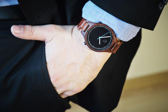 Montre en bois Bambuu - The Space Dark 3 