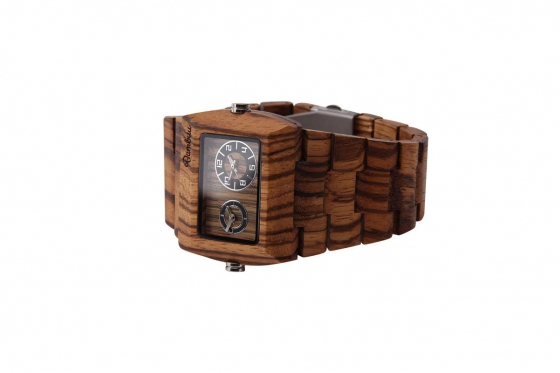 Montre en bois Bambuu - The Doppio 2 