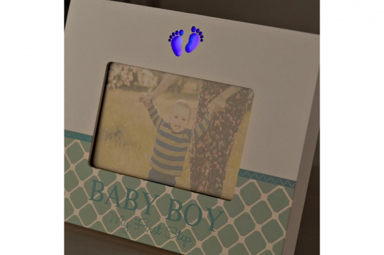 Cadre photo bébé LED - Baby Boy 1 