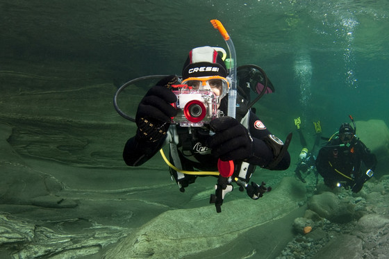 Cours de photo sous-marine - dans le lac Léman  