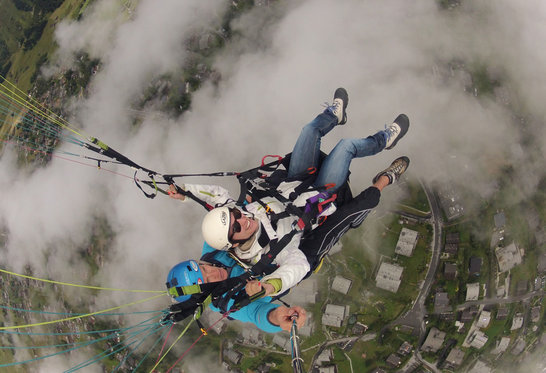 Vol biplace - au-dessus du Val de Bagnes 4 