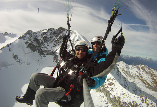 Helikopter Rundflug - mit Gleitschirm Tandemflug 3 