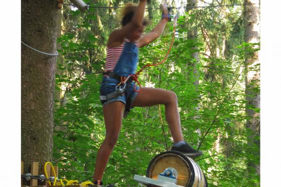 Seilpark Abenteuer in Zürich - Action zu zweit mit Helmkamera 4 