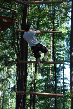 Seilpark Abenteuer in Zürich - Action zu zweit mit Helmkamera 7 