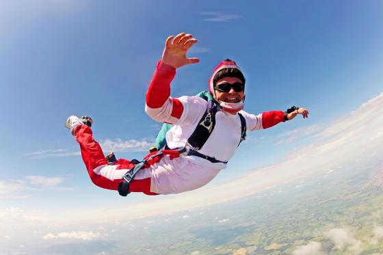 Saut en parachute - Initiation en solo  