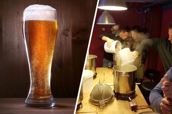 Cours de brassage - Inclus: bière à volonté, fondue et 4-5 litres de votre propre bière  