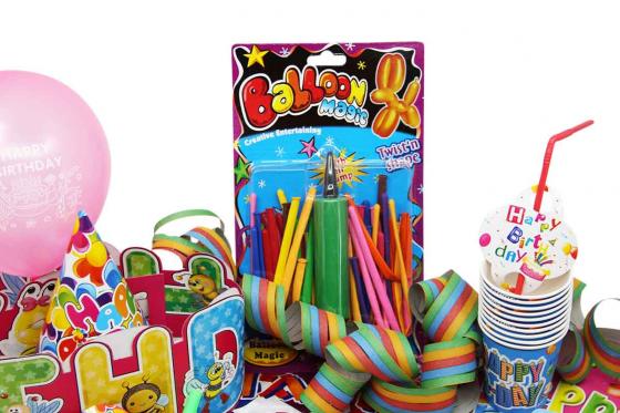 Geburtstagspartyset - für Kinder 3 
