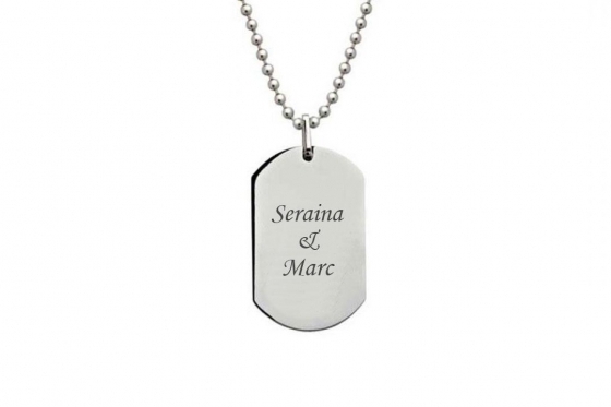 Dog-Tag - mit Gravur  