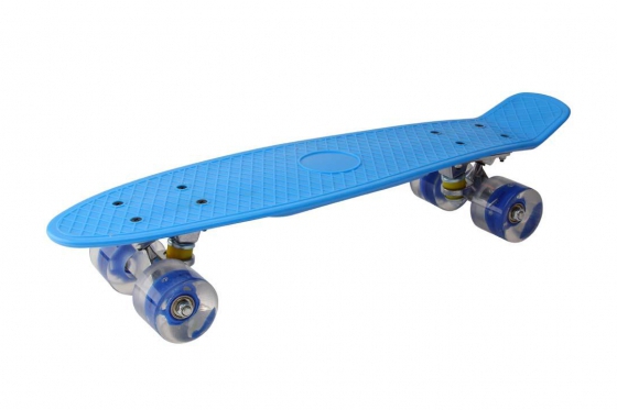 Skateboard LED  - bleu  