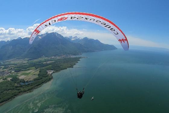 Vol biplace en parapente - à Villeneuve, pour 1 personne  