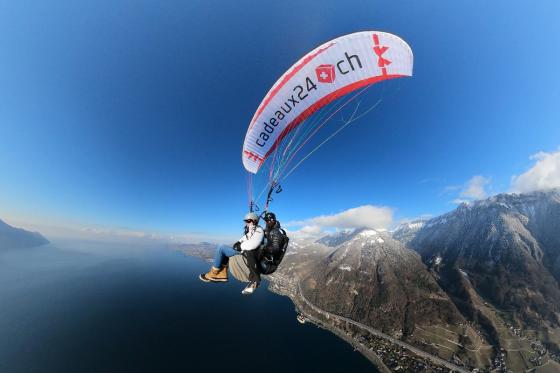 Vol biplace en parapente - à Villeneuve, pour 1 personne 2 