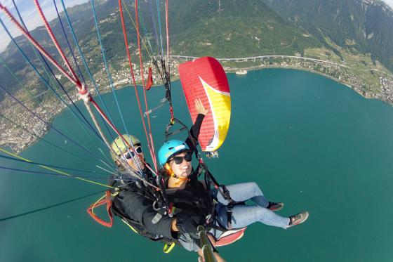 Vol biplace en parapente - à Villeneuve, pour 1 personne 5 