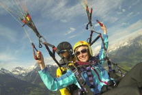 Gleitschirm Tandemflug - VIP Sonnenuntergangs Flug 