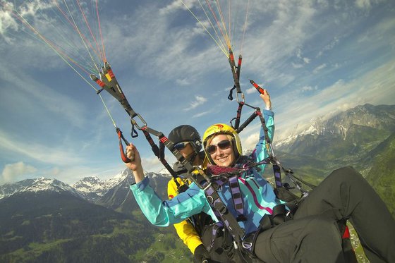 Gleitschirm Tandemflug - VIP Sonnenuntergangs Flug   