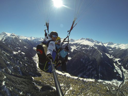 Gleitschirm Tandemflug - VIP Sonnenuntergangs Flug  2 