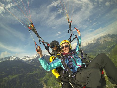 VIP Gleitschirm Flug - Sonnenuntergangs Flug in Vorarlberg 2 