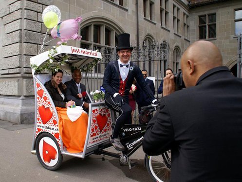 Rikscha Fahrt 60 Min. - Seebecken von Zürich 1 