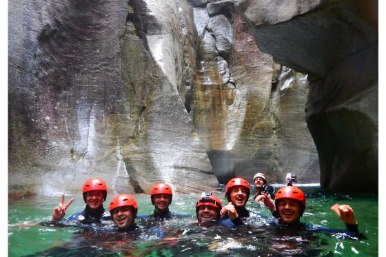Canyoning Halbtagestour - Canyoning Erlebnis im Tessin 1 