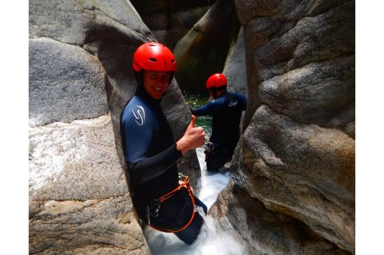 Canyoning Halbtagestour - Canyoning Erlebnis im Tessin 3 