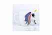 Tasse Licorne changeant de couleur - change de couleur avec des boissons chaudes 1