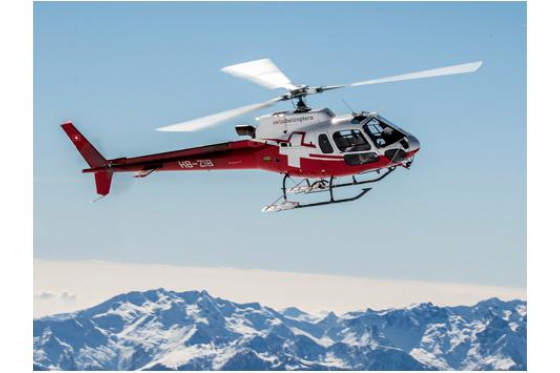 Schnupperflug Samedan-St. Moritz - Mit AS 350 B3 Ecureuil für 40 Minuten  