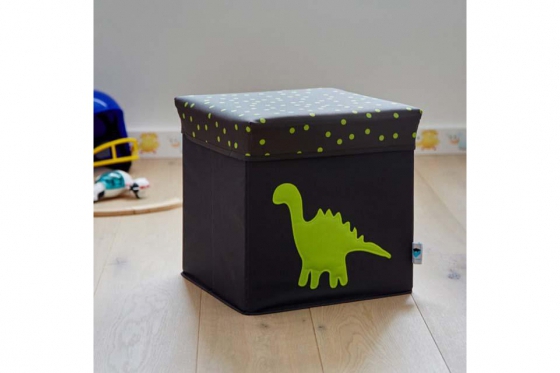 Tabouret - Dino vert 1 
