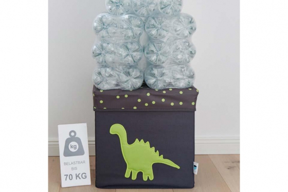 Tabouret - Dino vert 2 