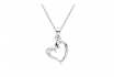 Chaîne pour enfant, pendentif coeur - Argent 925 