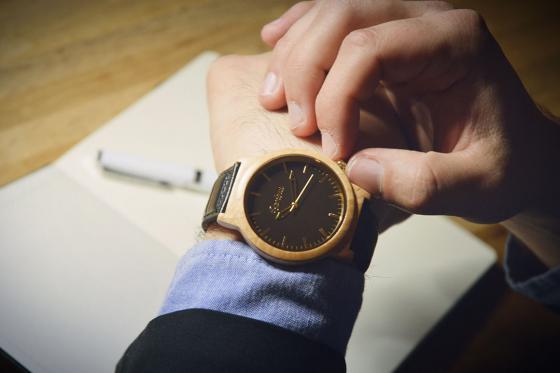 Montre en bois Bambuu - The Maple Black 3 