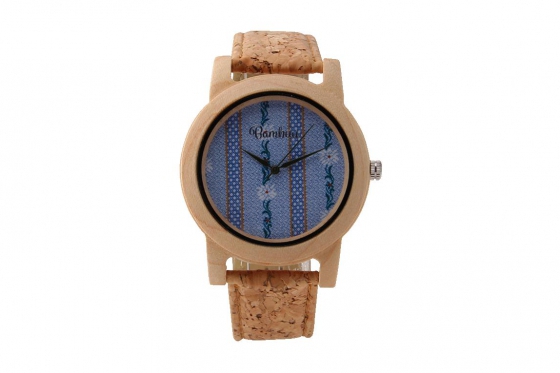 Bambuu Holzuhr - The Edelweiss  