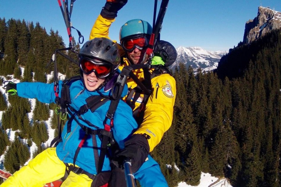 Vol découverte - 800 mètres de dénivelé - Chablais vaudois  
