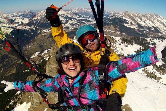 Vol découverte - 800 mètres de dénivelé - Chablais vaudois 2 