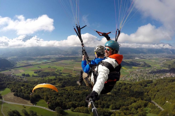 Vol découverte - 800 mètres de dénivelé - Chablais vaudois 3 
