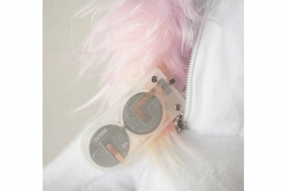 Pantoufles licorne - Avec lumières - en peluche 7 [article_picture_small]