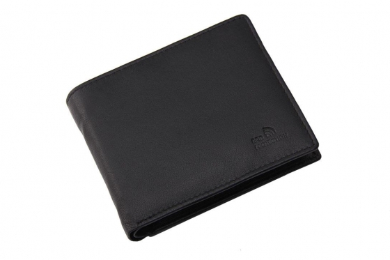 Leder Portemonnaie inkl. RFID-Schutz - mit Lasergravur  