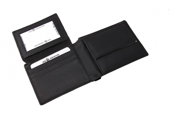 Leder Portemonnaie inkl. RFID-Schutz - mit Lasergravur 2 