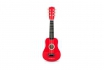Guitare - en bois, rouge 