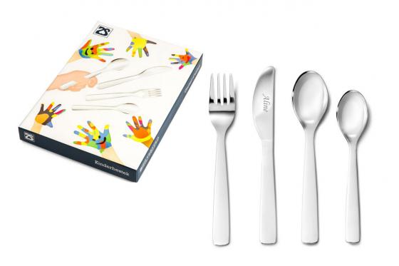 Kinderbesteck Edelstahl - Personalisierbar  