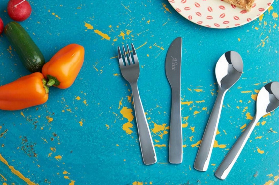 Kinderbesteck Edelstahl - Personalisierbar 3 
